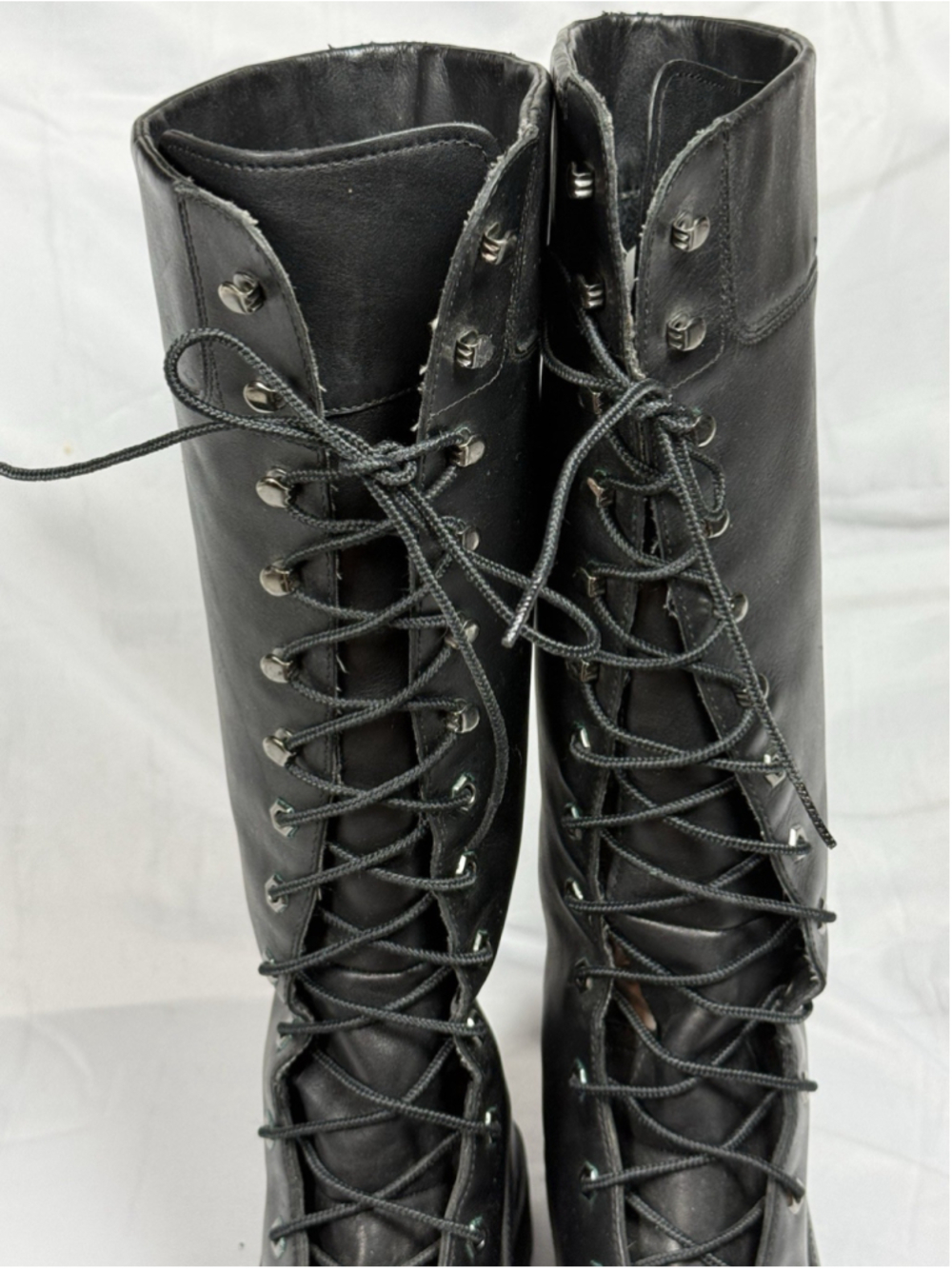 Timberland Premium 14” Women Size 10 M - Black Nubuck Leather Waterproof READ - Picture 4 of 11